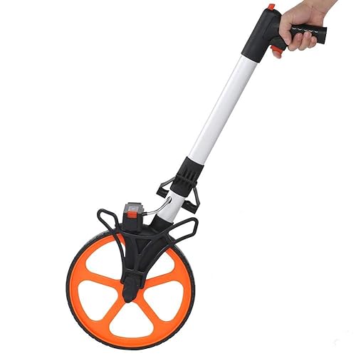 Greensen Strecken Messrad mit Griff, Meßrad Faltbares Entfernungsmessrad Präzisions Messrad Vermessungsrad Streckenmessrad Streckenmessgerät Baustellenmessrad Laufmessrad - Cheap-Us