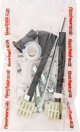 Fischer WB9 B LV, 551883, Unterputzarmatur für Sanitärkeramik und Bidetwand hängend mit seitlichem oder oberem Zugang, für Keramikstärken 34-47 mm - Cheap-Us