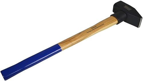 GERMANIA Vorschlaghammer 4 kg Kopf aus Stahl mit Hickorystiel und Stielschutz - Cheap-Us