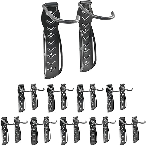 Relaxdays, 100% Stahl, Fahrradhalterung 2er Set, Fahrrad Wandhalterung, Zum Aufhängen, schwarz - Cheap-Us