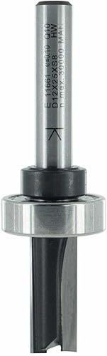 ENT 11661 Bündigfräser HW S 8 x 40 mm, Z2 SL 10 x 25 mm, GL 73 mm, mit übergroßem Kugellager am Schaft - Cheap-Us