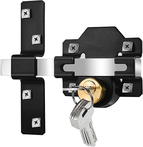 Einsteckschloss, Langwurf-Torschloss, doppelseitig, 50 mm - Cheap-Us