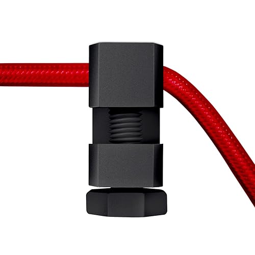 QuirkLz 8 Stück Aufputz-Kabelhalter Deckenpins für Textilkabel, Kabelbefestigung Affenschaukel Deckenbefestigung - mit Schrauben und Dübeln für Affenschaukel Lampe DIY-Projekt - Cheap-Us