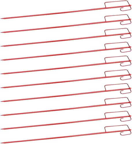 10 St. FRONTTOOL Absperrleinenhalter Laterneneisen mit UVV Sicherheitsbügel SET - Cheap-Us