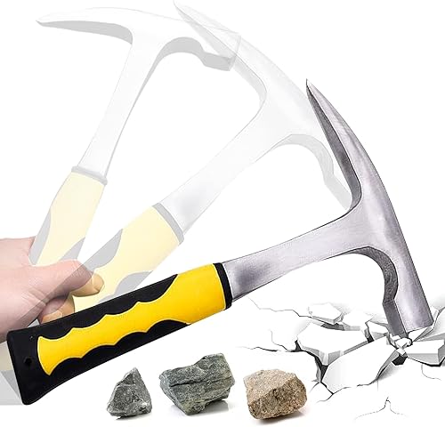 behone Geologischer Meißelhammer Geologenhammer Geologischer Erkundungs Hammer mit Spitzte Mund Geologie Tools Supplies - Cheap-Us