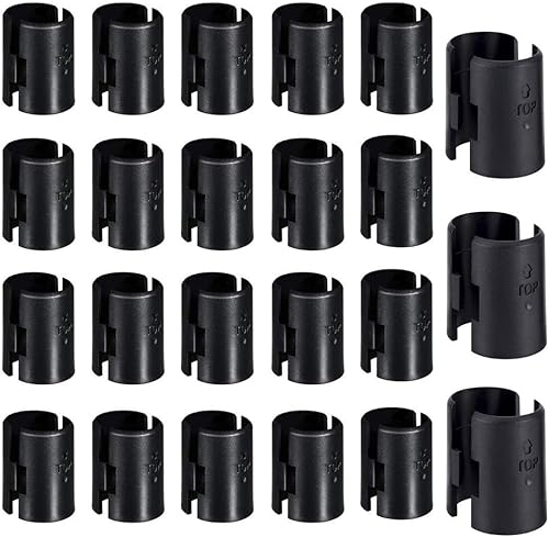 Drahtregal-Clips – 120 Stück 60 Paar schwarze Drahtregal-Regalschloss-Clips für Pfostenregale mit 2,5 cm Durchmesser - Cheap-Us