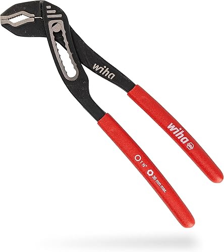 Wiha Wasserpumpenzange Classic (26760) I Wapu Zange 180 mm I durchgestrecktes Gelenk mit doppelter Führung für höchste Stabilität - Cheap-Us