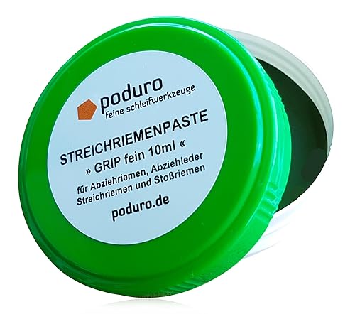 Streichriemenpaste » PODURO GRIP « Chromoxid Abziehpaste für Abziehleder und Streichriemen zum Messer schärfen - Cheap-Us