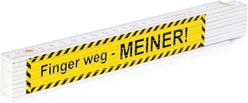 Zollstock bedruckt mit 'Finger weg - MEINER!' - Cheap-Us