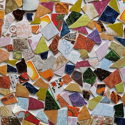 Retrofliesen Fliesenbruch 3kg Buntmix alte Fliesen - Cheap-Us