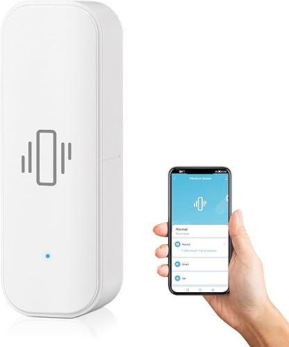 Sporgo Smart Vibrationssensor: Zigbee Smart Bewegungssensor Bewegungsvibrationssensor, Mini Briefkasten Sensor für Tuya APP Alarmanlage und Smart Home - Cheap-Us
