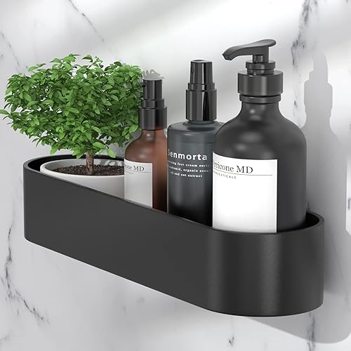 Qeekzeel Duschkorb Ohne Bohren Duschablage Nagelfrei Selbstklebend Aluminum Kein Schaden Wandhängend Matte Finish Für Badezimmer Küche,3 Stück - Cheap-Us