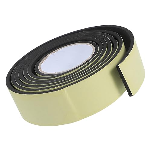 Hohopeti 1 Rolle Schaumband Abklebeband Schaumdichtung Türdämmstreifen Türdichtungsstreifen Für Türdichtungen Klebeband Zum Abdichten Dichtungsschaum Isolierstreifen Für Fenster Black Eva - Cheap-Us