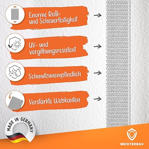 MEISTERBAU - 7m Rolladengurt 23mm [Made in Germany] - Rolladenband für Rollläden an Türen und Fenster - Extrem Reißfest & UV-Stabil - Rollladengurt mit starken Kanten (Grau, 7m lang - 23mm breit) - Cheap-Us