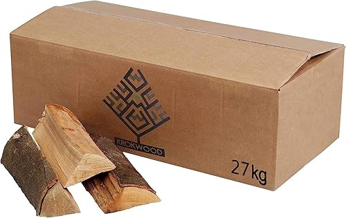 Krok Wood 30 kg Brennholz, Kaminholz 100% Buche für Kaminofen, Lagerfeuer, Feuerschalen (Schnittholz) - Cheap-Us