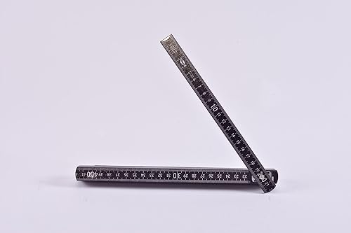ADGA Meterstab 2 Meter verschiedene Farben 1A NEUWARE Zollstock Meterstäbe Gliedermaßstab Schwarz - Cheap-Us