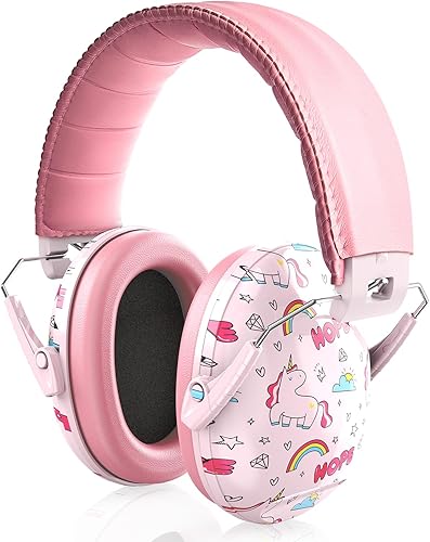 RIIKUNTEK Kinder Gehörschutz, SNR 27dB Lärmschutz Kopfhörer Kinder, Verstellbare Faltbare Ohrenschützer für Feuerwerk, Konzerte, Kleinkinder, Gartenarbeiten, Komfortabel Gehörschutz - Cheap-Us