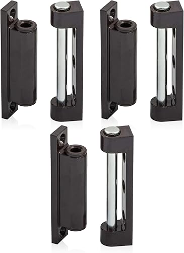 Gedotec Scharniere - Fensterband | 3 Stück - Türscharniere | Renovierband 20 x 75 mm Kunststoff weiß | Fenster-Scharnier zum Aufschrauben | Aufschraubband - Türscharniere für Holztüren und Fenster - Cheap-Us