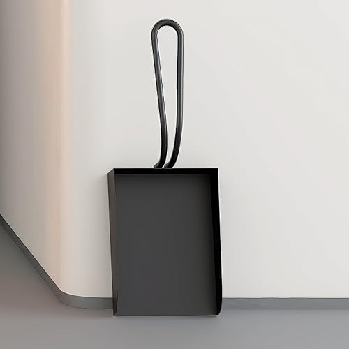 Kingson Schwarze Kaminschaufel – 25 x 10 cm – Zubehör für Holzofen – langlebiges und stilvolles Werkzeug für effiziente Kaminwartung - Cheap-Us