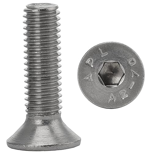 Senkkopfschrauben M6x90 Edelstahl (10 Stück) Innensechskant Edelstahlschrauben DIN 7991 FASTON® - Cheap-Us