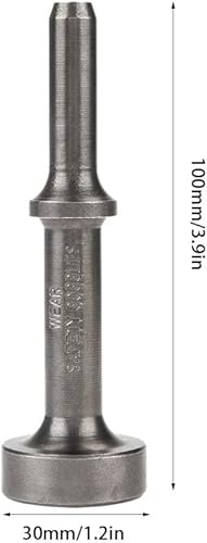 Walfront Pneumatischer Drucklufthammer Bit Chrom-Molybdän-Stahl Schlagwerkzeug mit Verlängerter Länge für die Automobilindustrie Blechindustrie (100mm) - Cheap-Us
