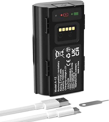 7000mAh Video Türklingel Akku für Arlo drahtlose Video-Türklingel, wiederaufladbarer Backup-Akku, kompatibel mit Arlo Doorbell VMA2400 AVD2001 AVD2001B - Cheap-Us