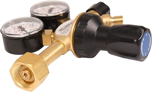 WELDINGER 'PRO' Druckminderer Messing für Schutzgas Argon-/ CO2-Mehrwegflaschen - Cheap-Us