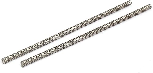 sourcing map 2pcs Druckfeder 304 Edelstahl 1,5mmx10mmx305mm Silberton - Cheap-Us