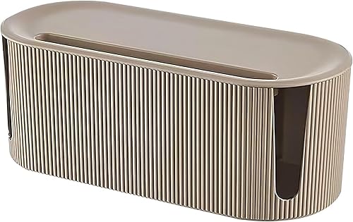 Kabelmanagement Box, Kabelbox, Steckdosenbox, Cable Management Box, Kabelboxen, Staubdichte Kabelmanagement Box, Kabelbox Im Nordischen Stil Mit Abdeckung, für Multiklinkenkabel - Cheap-Us