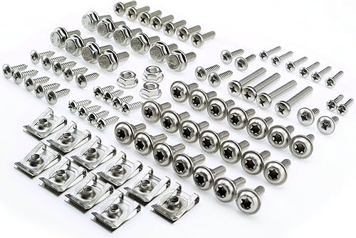 Peugeot Speedfight 2 Schrauben Verkleidung Edelstahl rostfrei Schraubenset Satz 10 Clipse - 87 Bauteile - Cheap-Us
