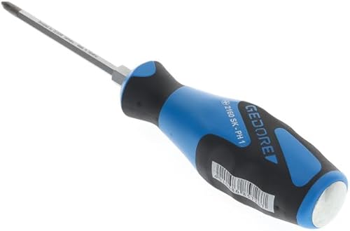 GEDORE Schraubendreher Kreuzschlitz mit Schlagkappe, Schraubenzieher, 3-Komponenten-Griff, Länge 205 mm, Werkzeug, 2160SK PH 2 - Cheap-Us