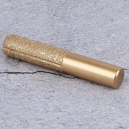 Granit-Fräser, Diamant-Fräser, Gelöteter Diamant-Profilrad-Fräser, Goldener Gerader Schaft für Quarzstein-Marmor-Nahtmesser(12.7 * 13.5 * 75mm) - Cheap-Us