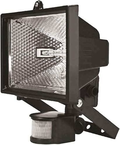 Garden Mile® Halogen-Flutlicht mit PIR-Bewegungssensor, 400 W, wetterfest, automatisches Sicherheitslicht, verstellbarer Schwenkkopf-Detektor mit 180-Grad-Winkel (1) - Cheap-Us