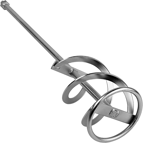 Spiralförmige Wendelrührer Schaft M-14 Gewinde 115/600 mm Rührstab für Betonmischer mit M14 Aufnahme - Cheap-Us