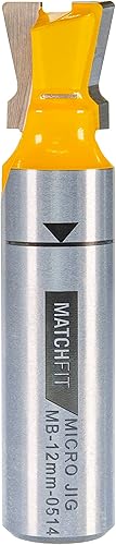 MICROJIG Matchfit Schwalbenschwanz-Fräser-Bit (12 mm Schaft) - Cheap-Us