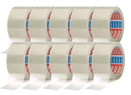 tesa Paketklebeband (66 m x 50 mm) transparent (10 Rollen) - Cheap-Us