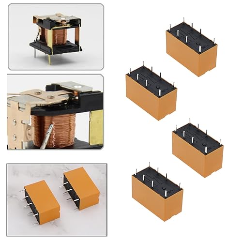 Be In Your Mind 10 Stück PCB Leistungsrelais HK19F Relais für Fernbedienungskommunikation Automatisches Steuersystem Elektronische Geräte 8-polig DC 5V - Cheap-Us