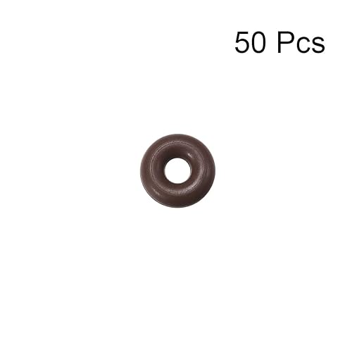 sourcing map Packung mit 50 Fluorkautschuk O-Ringe 7mm OD 5mm ID 1mm Breite Metrisch FKM Dichtung - Cheap-Us