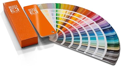 RAL E3 Farbfächer, 70 Metallic-Farben glänzend, 420 Uni-Farben semi-matt - Cheap-Us