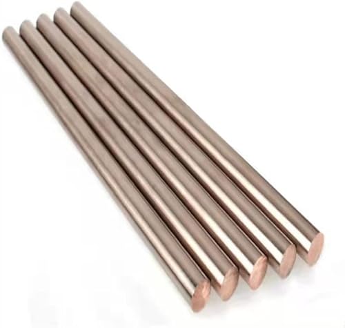TEN-HIGH Ein Stück Wolfram-Kupfer-Stab Wolfram 70, Wolfram-Kupfer-Legierung 4 * 200mm,Temperaturbeständigkeit,hohe Härte,Wolfram-Kupfer-Elektrode geeignet für Schweißen - Cheap-Us