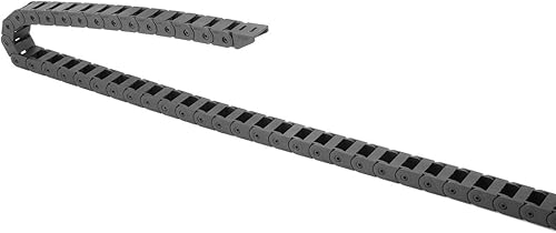 sourcing map 1.5 Meter Schleppkette Kabelträger Geschlossen Typ m Endanschlüsse R18 10X15mm - Cheap-Us