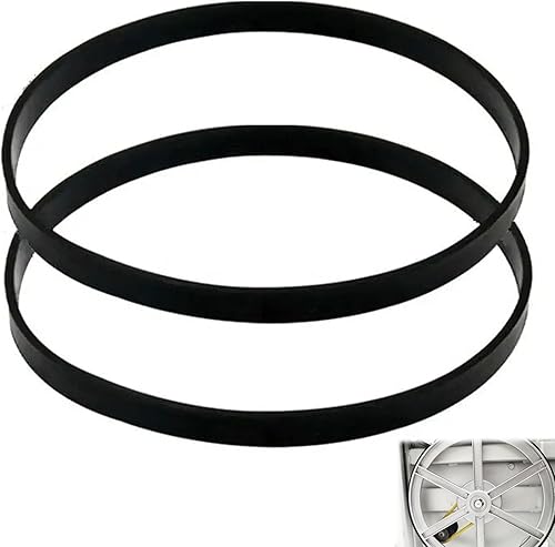 2 Stück Bandsäge Gummireifen Holzbearbeitungs Ersatzteile, Bandsägen Gummiband für 1400mm 1425mm Draper Einhell Scheppach HBS20-Bandsäge-Scrollrad (Größe: 8 inch) - Cheap-Us