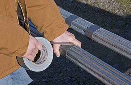 Duck Tape Original weißes Klebeband, verbesserte Formel, hohe Festigkeit, wasserdicht, Gaffer- und Dukt-Klebeband, Reparaturband, 50 mm x 5 m - Cheap-Us