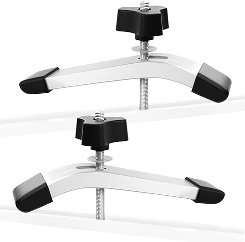 HWTONG 2 Stück T Nut Schiene Splint, Schnellspannklemmen-Set, Gelten für Werkzeug zur Holzbearbeitung - Cheap-Us