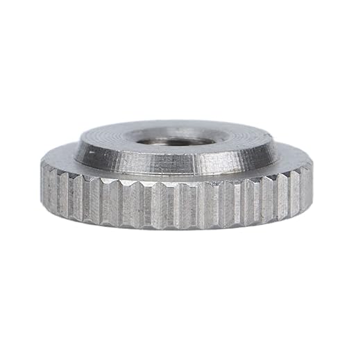 Rändelmuttern-Set aus Edelstahl mit Gerändelter Flachkopfmutter nach DIN467-Standard (M6) - Cheap-Us