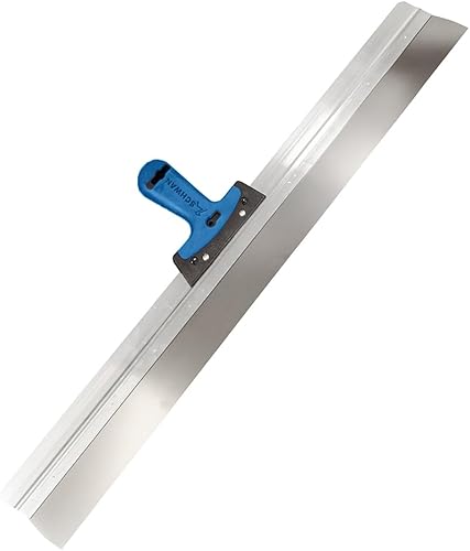 Handelskönig Flächenspachtel Alu mit Softgriff, Blattstärke 0,6 mm, Breite 800 mm, rostfrei, breit mit Stiel, Spachtel für Trockenbau Fassade Fassadenspachtel Flächenspachtel 800 mm - Cheap-Us