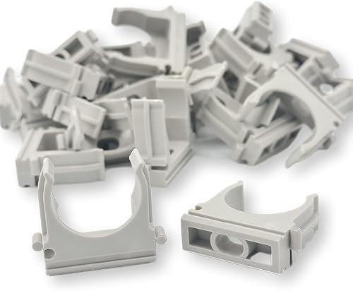 CusoTec Klemmschellen M16 25 Stück für Installationsrohr Rohrschellen für Isorohre grau - Cheap-Us