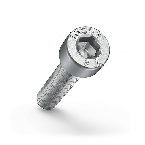 INBUS® Zylinderschrauben mit Innensechskant M 6 x 35 mm (DIN 912/ ISO 4762, 8.8 Verzinkt), 20 Stück — Das Original - Cheap-Us