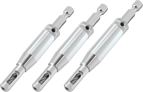 Trend Quick Release 3 Piece Drill Bit Guide Set, Schnellspanner mit 1/4 Zoll Sechskantschaft für den Einsatz in Schnellwechselbohrmaschinen, QR/DBG/SET - Cheap-Us