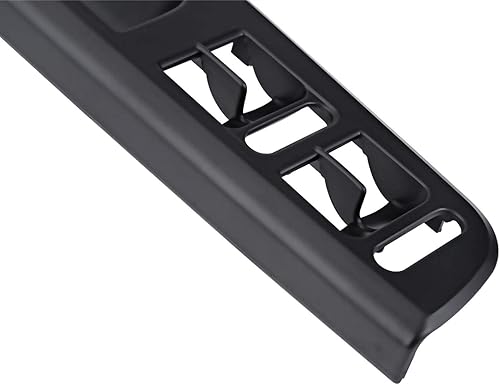 Bedienfeldblende, Car Master Fenster Schalter Bedienfeldblende mit Stoßgriffblende(Schwarz) - Cheap-Us